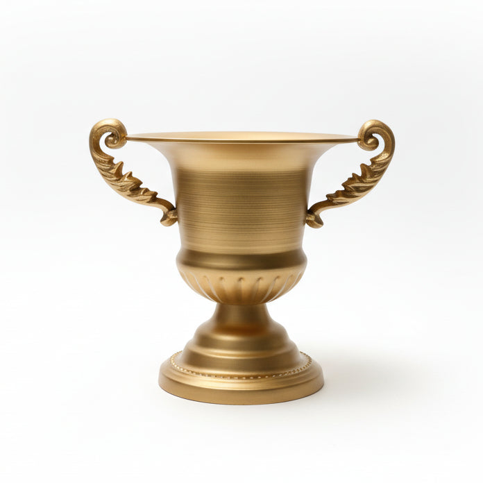 Gold trophy vase