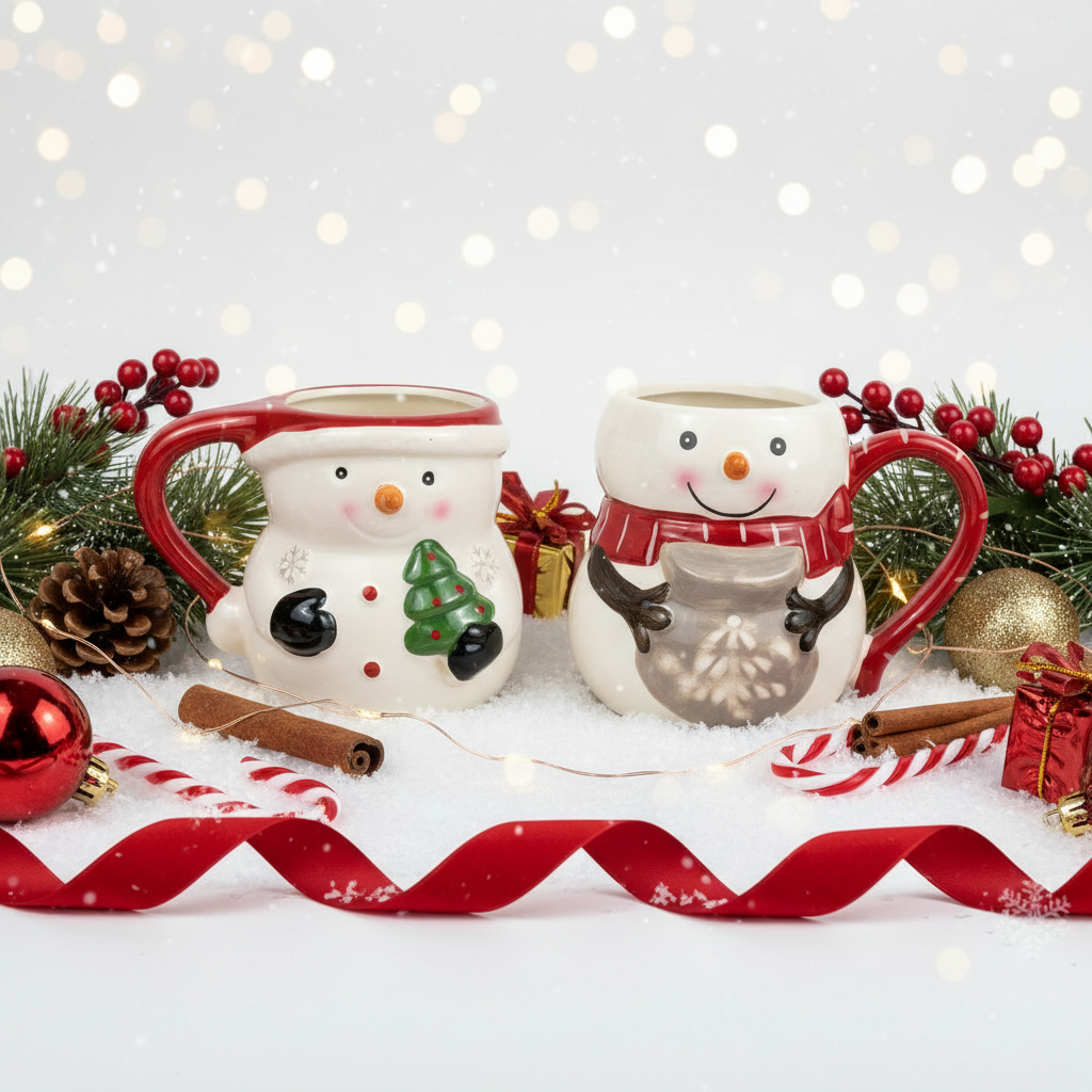 Sibling Snowman Mug