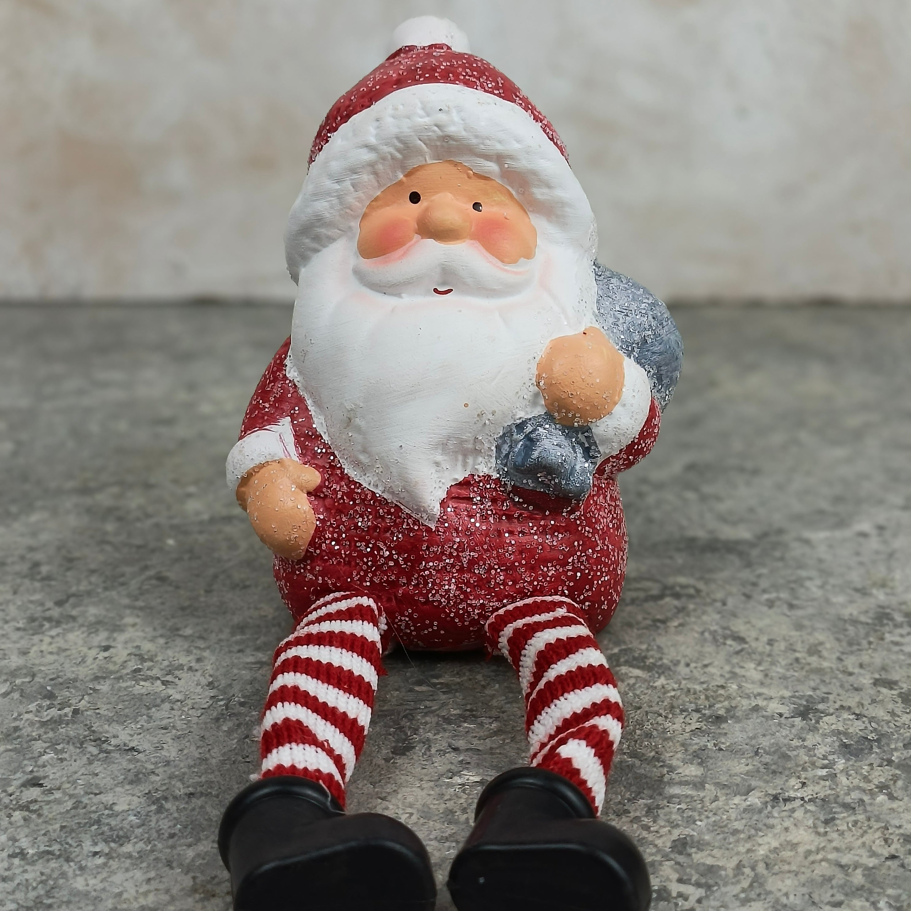 Sitting Snowman/Santa Ornament