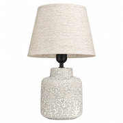 Ivory Textured Table Lamp