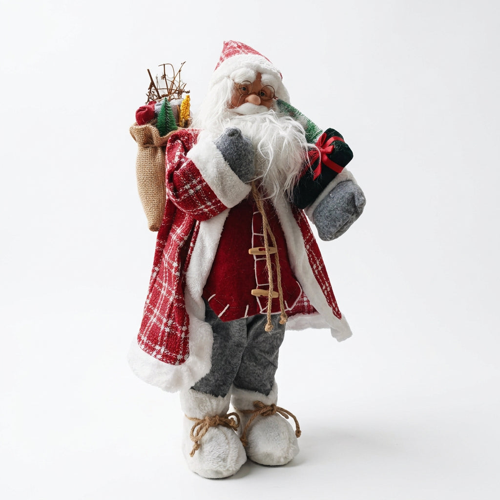 Tartan Coat Giftbearer Santa