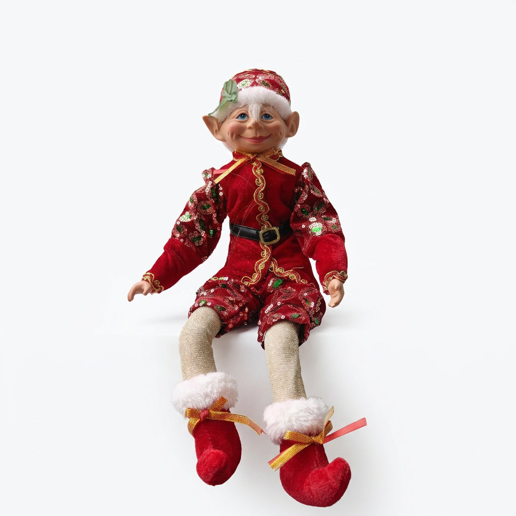 Scarlet Sitting Elf