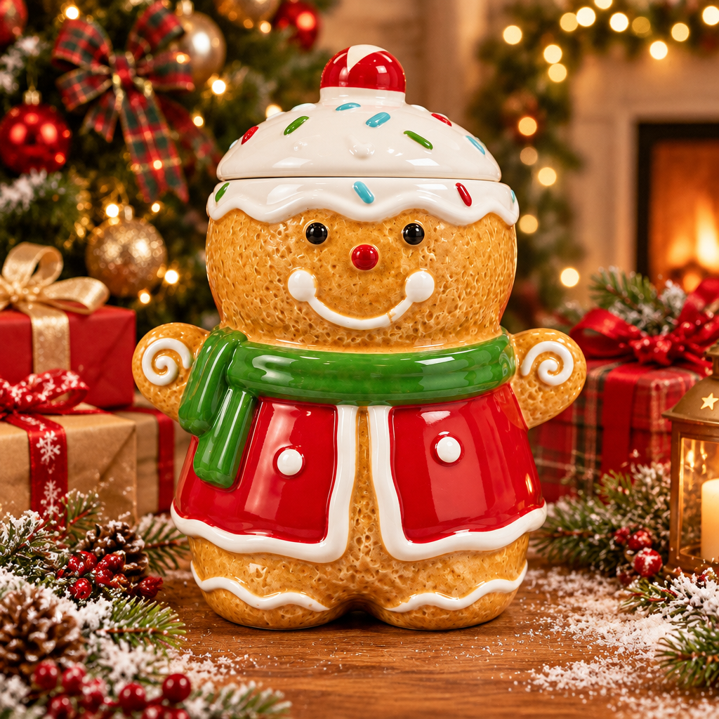 Ceramic Gingerbread Man Mug