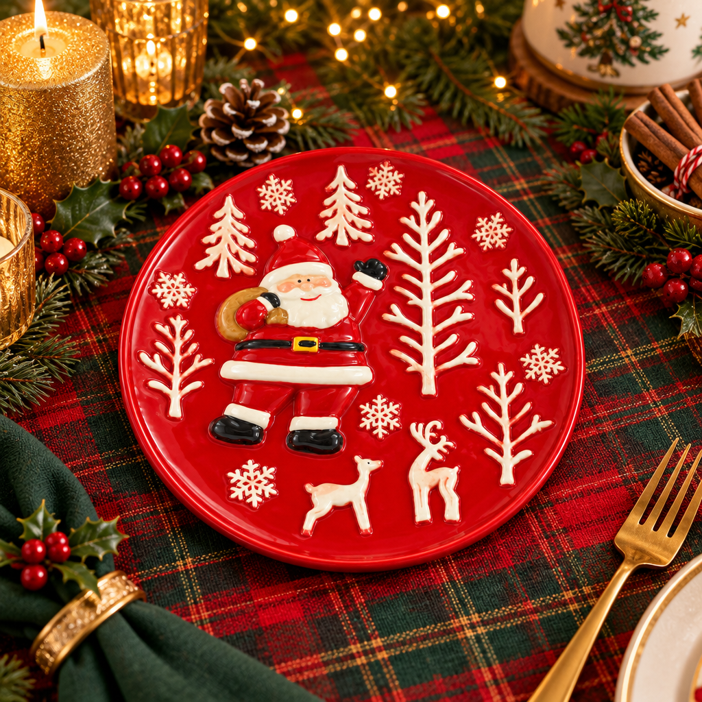 Santa Side Plate