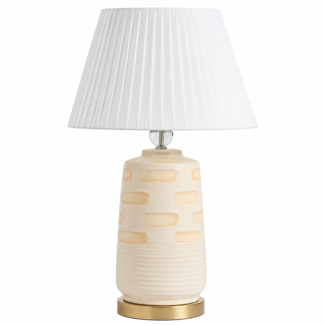Solene Textured Ceramic Table Lamp