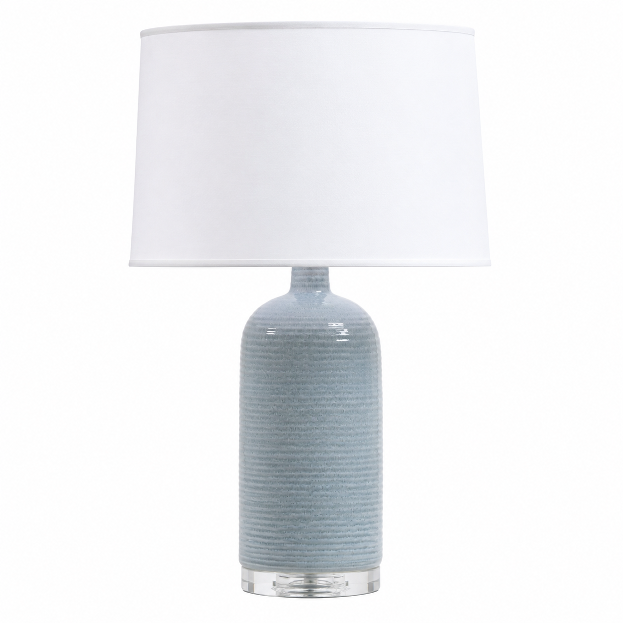 Harbour Ribbed Ceramic Table Lamp