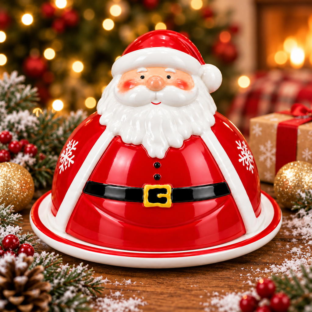 Santa Butter Dish