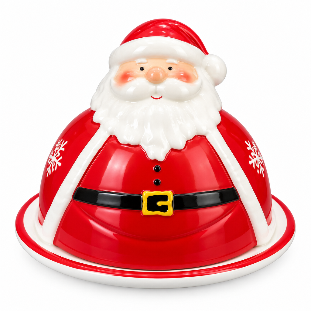 Santa Butter Dish