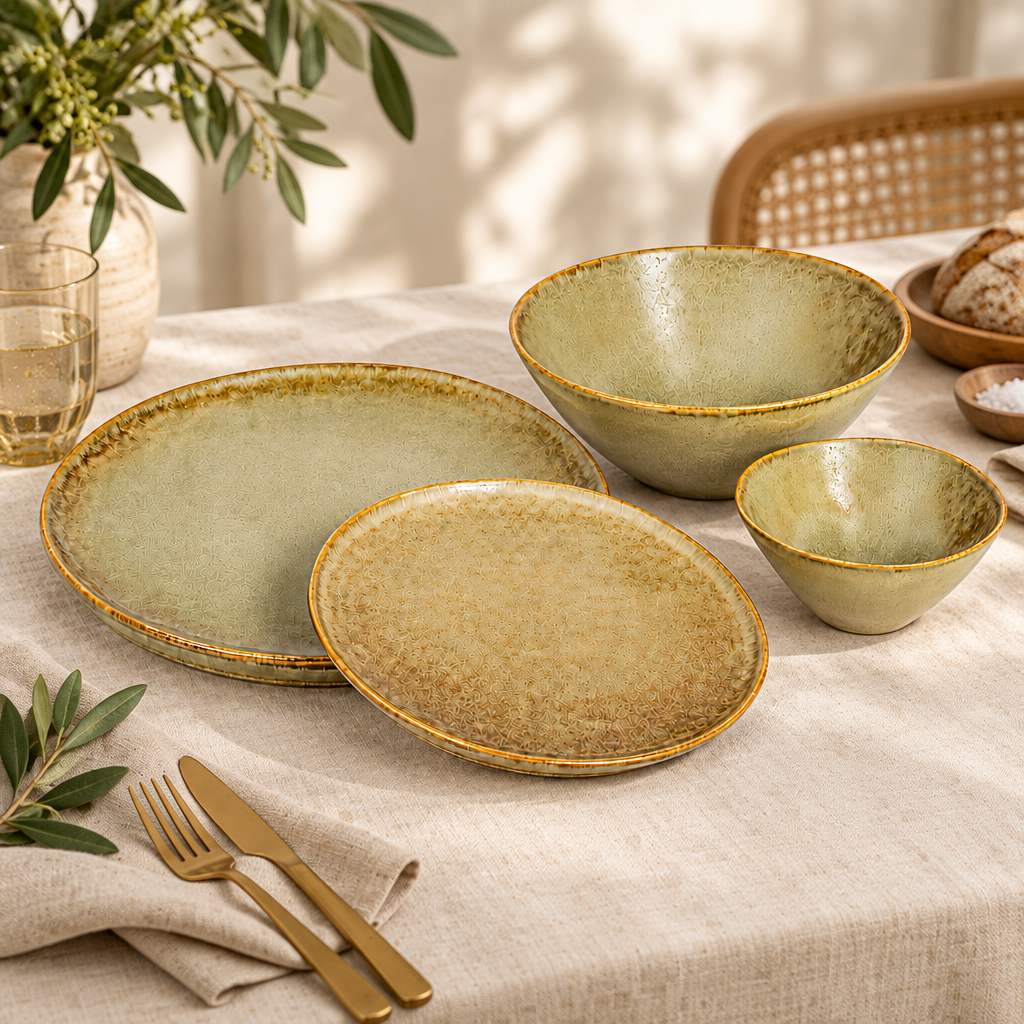 Harvest Sand Dinnerware Set