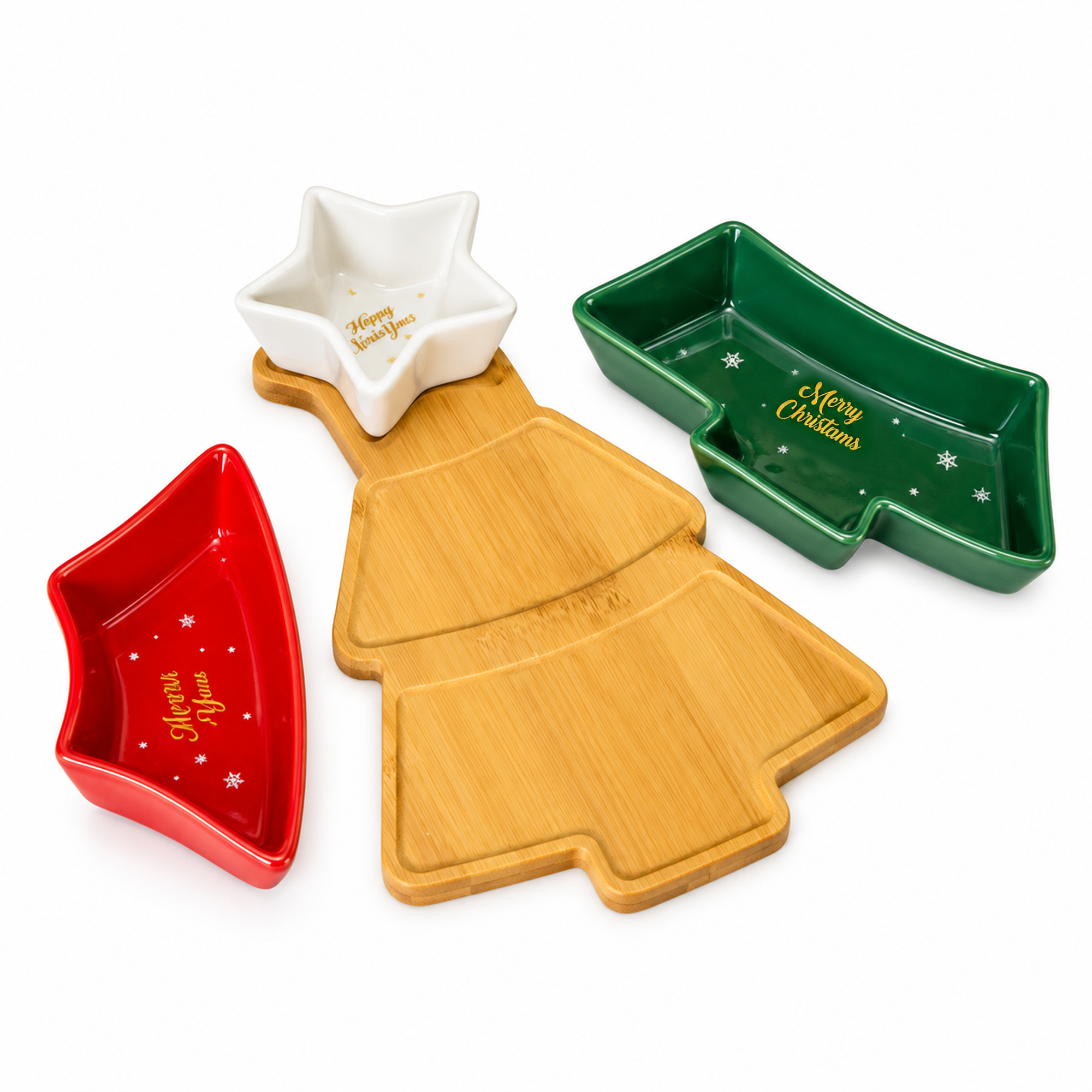 3-Piece Tree Platter