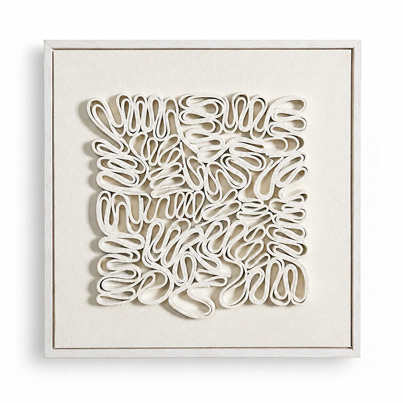 Loopy Grid Wall Art