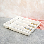 Load image into Gallery viewer, 5 Compartment Plastic Cutlery Organizer
