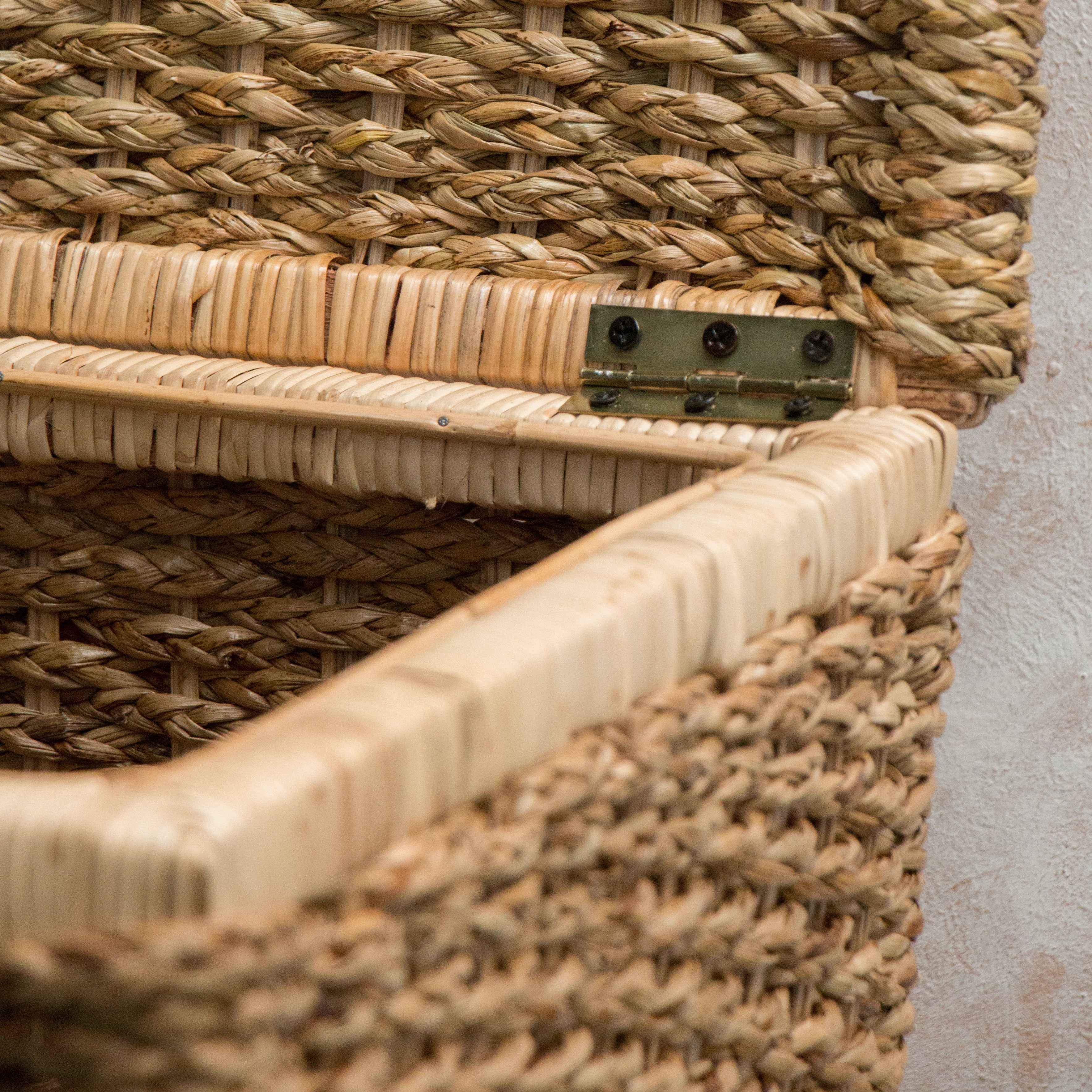 cane  Laundry Basket with Lid