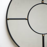 Load image into Gallery viewer, Black Divided Mirror
