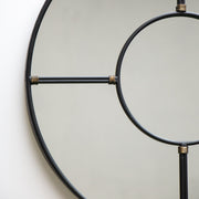Black Divided Mirror