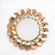 Golden petal Mirror