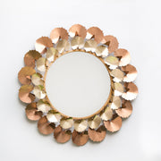 Golden petal Mirror