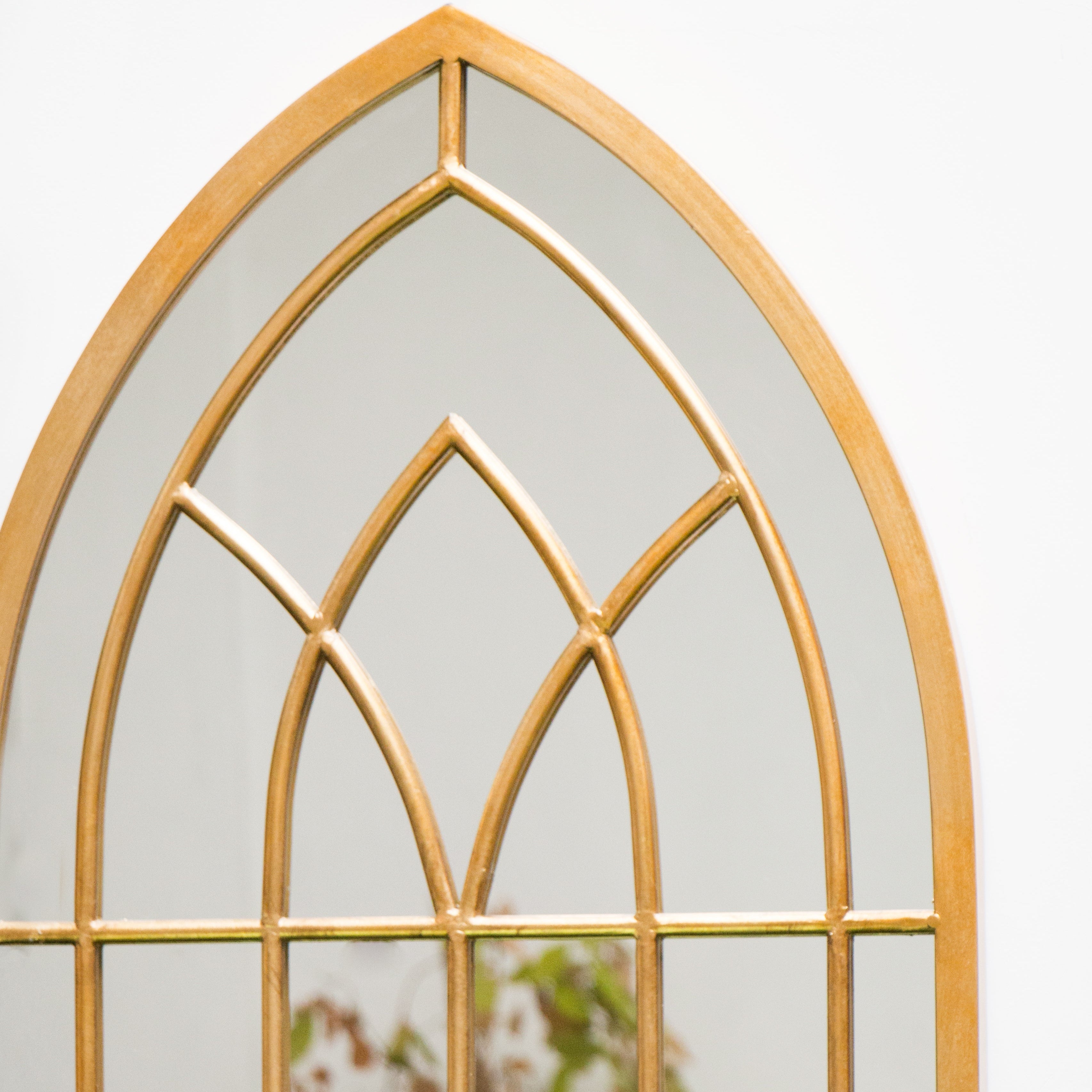 Golden Gothic Arch Mirror