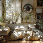 Load image into Gallery viewer, Antique Gold Clock
