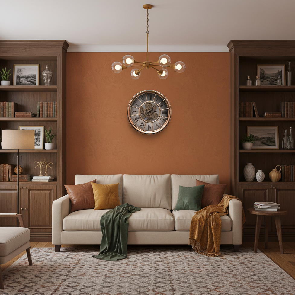 Clock Bronze with Gear