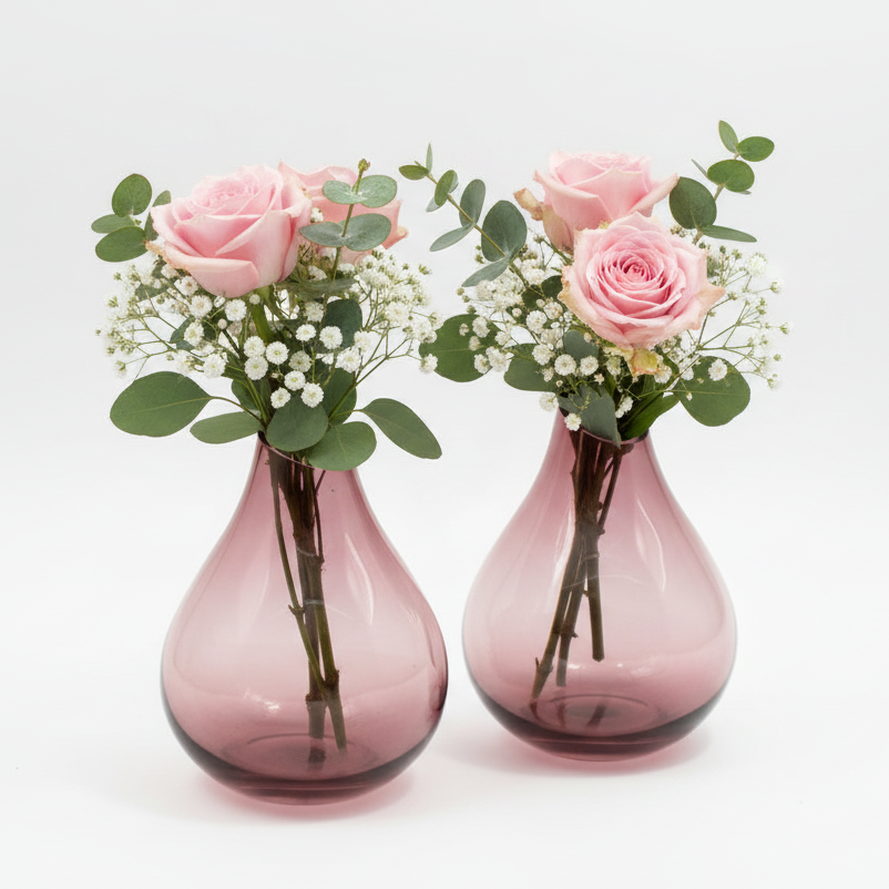 Red Glass Vase