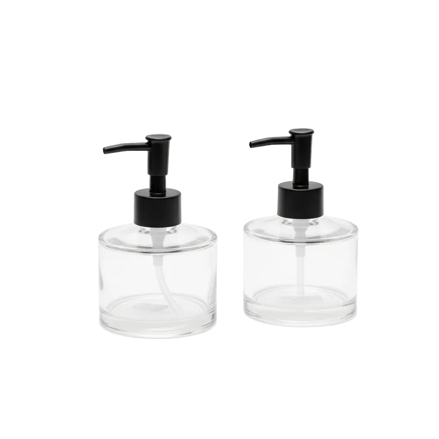 Clear Glass Soap Dispenser