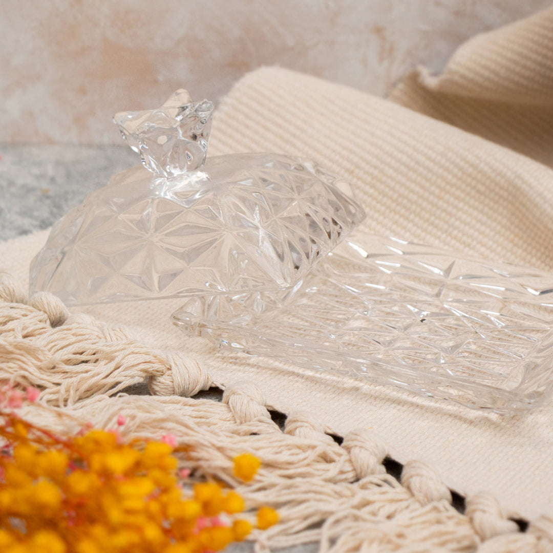 Crystal Butter Dish
