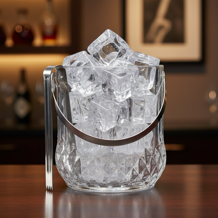 Glass Ice Bucket