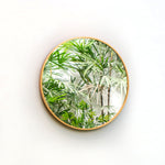 Load image into Gallery viewer, round gold mirror
