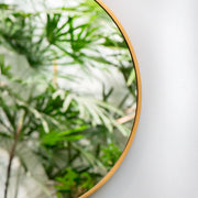 Round Gold Mirror