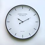 Load image into Gallery viewer, Black Clock with White Face
