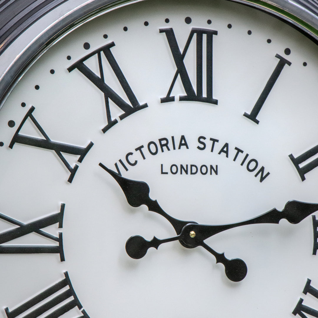 White Face Roman Clock