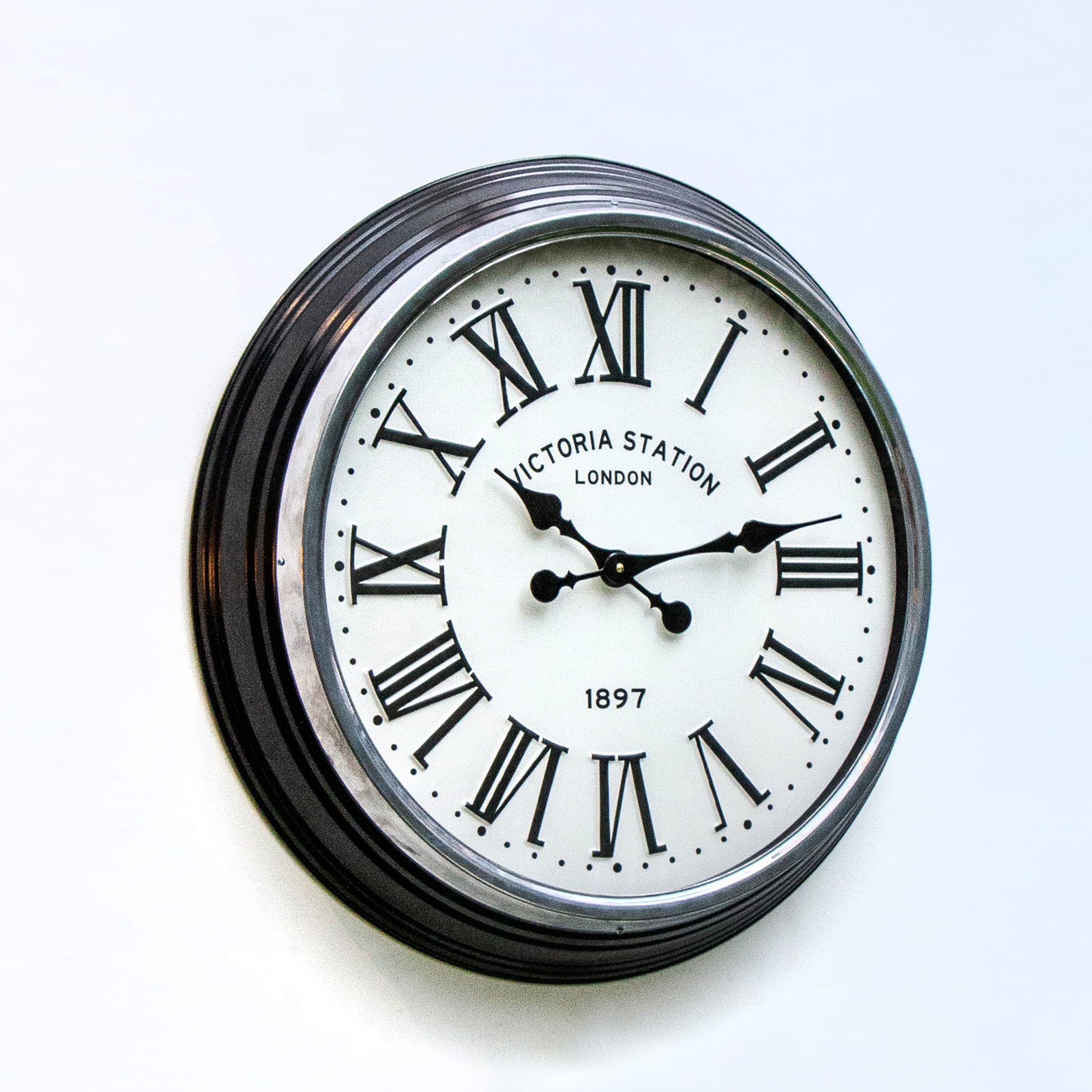 White Face Roman Clock