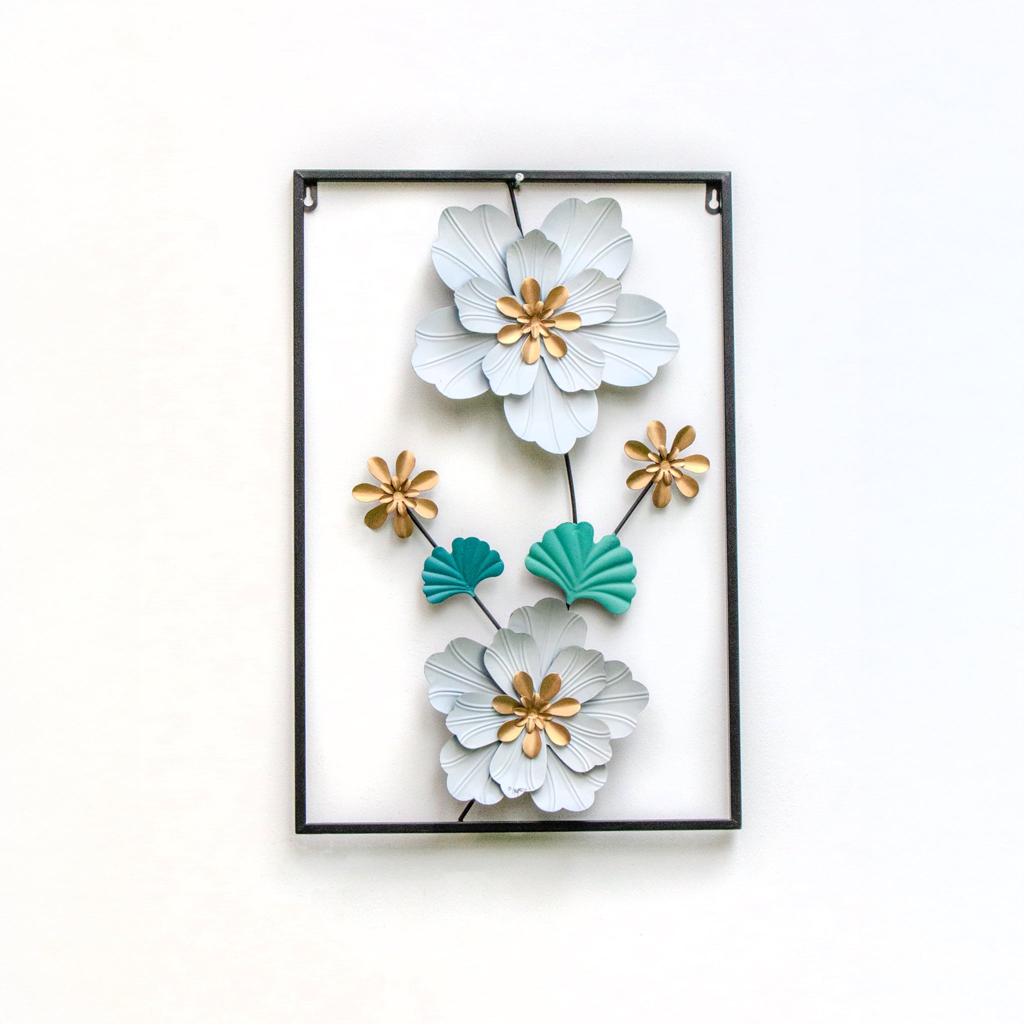 Rectangle Flower Wall Art