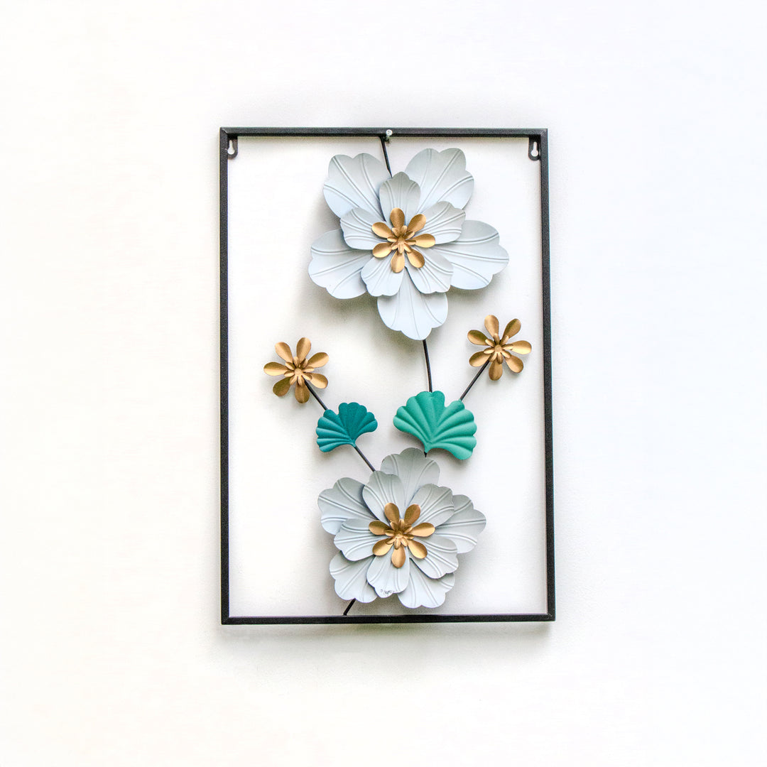 Rectangle Flower Wall Art