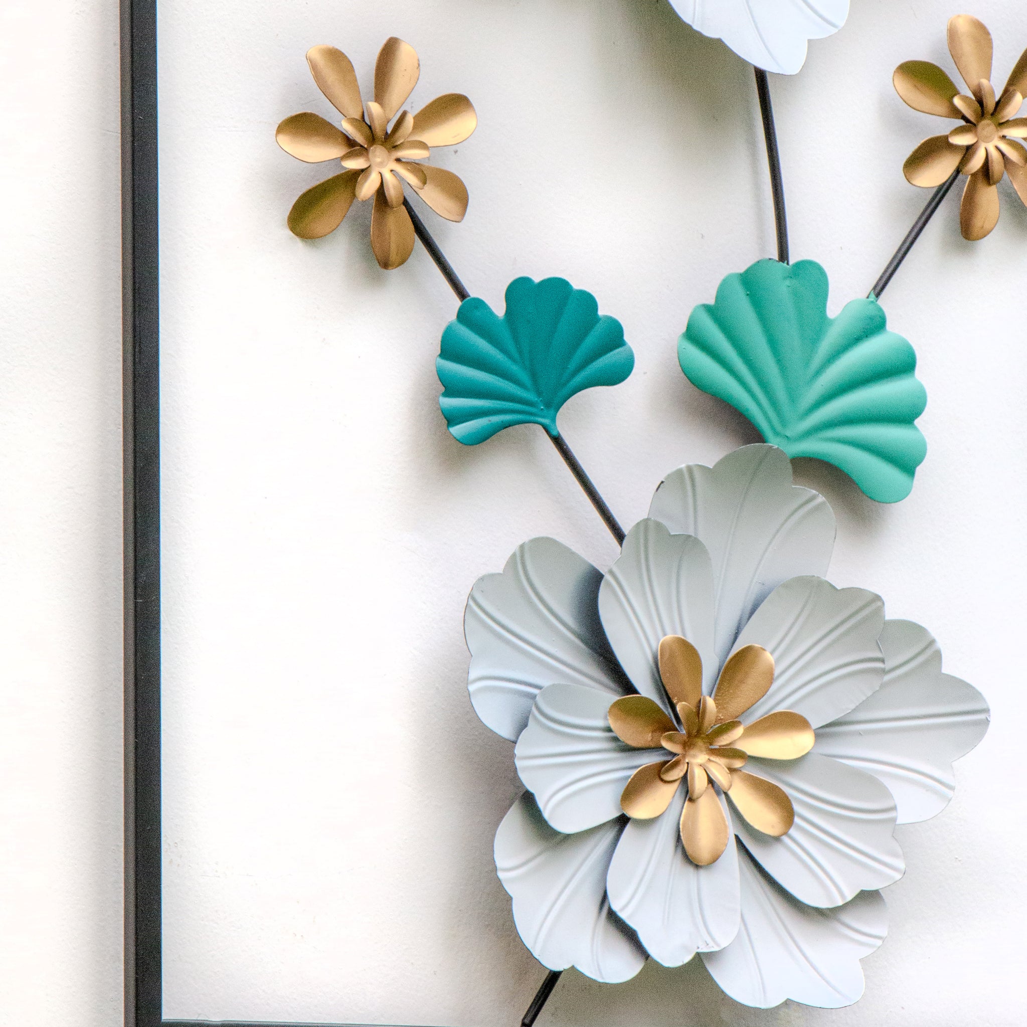 Rectangle Flower Wall Art