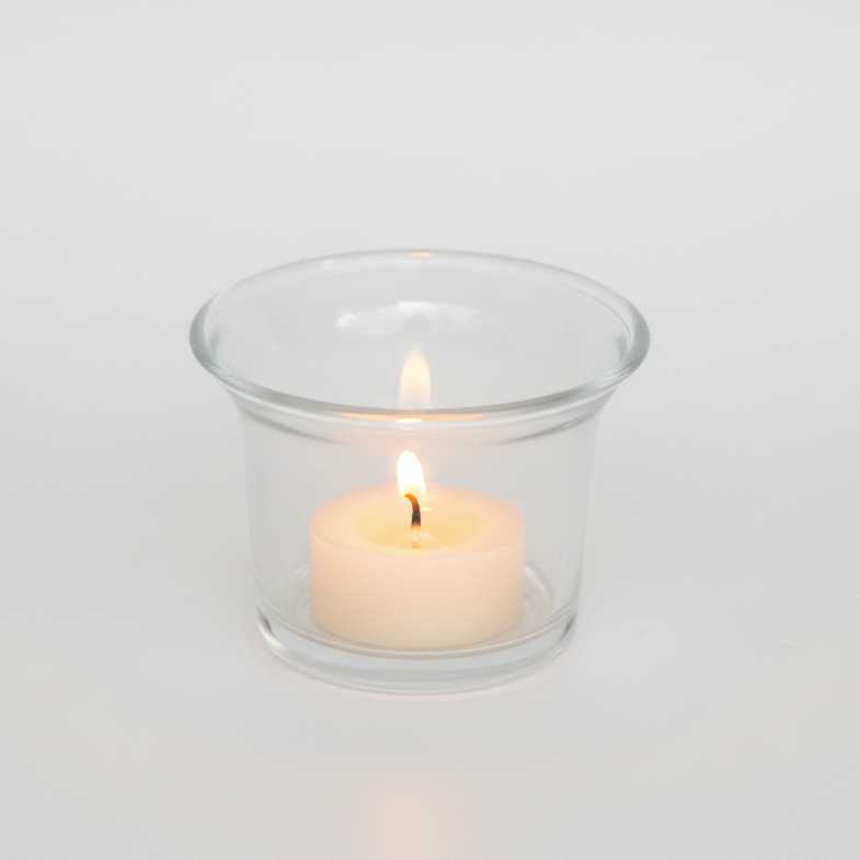 Glass Tealight Candle Holder