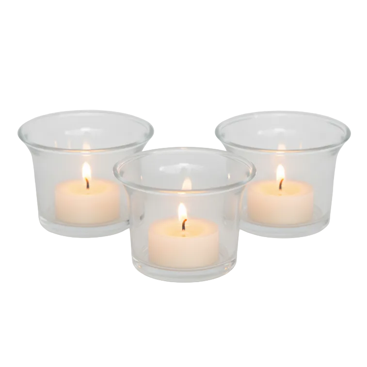Glass Tealight Candle Holder