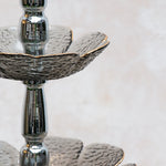 Load image into Gallery viewer, Three Tier Silver Server
