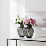 Load image into Gallery viewer, Black Glass Vase

