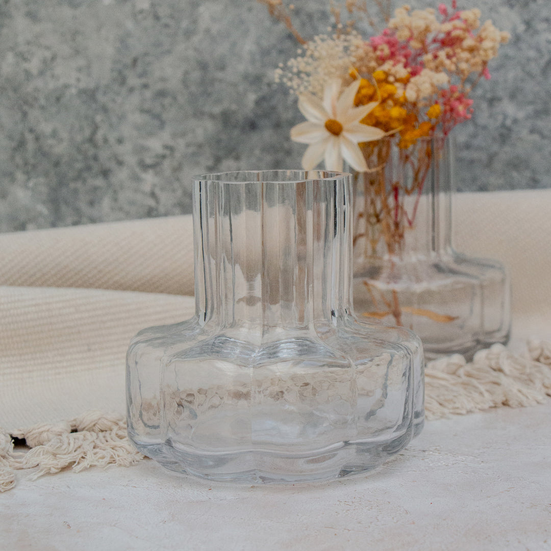 Clear Glass Vase