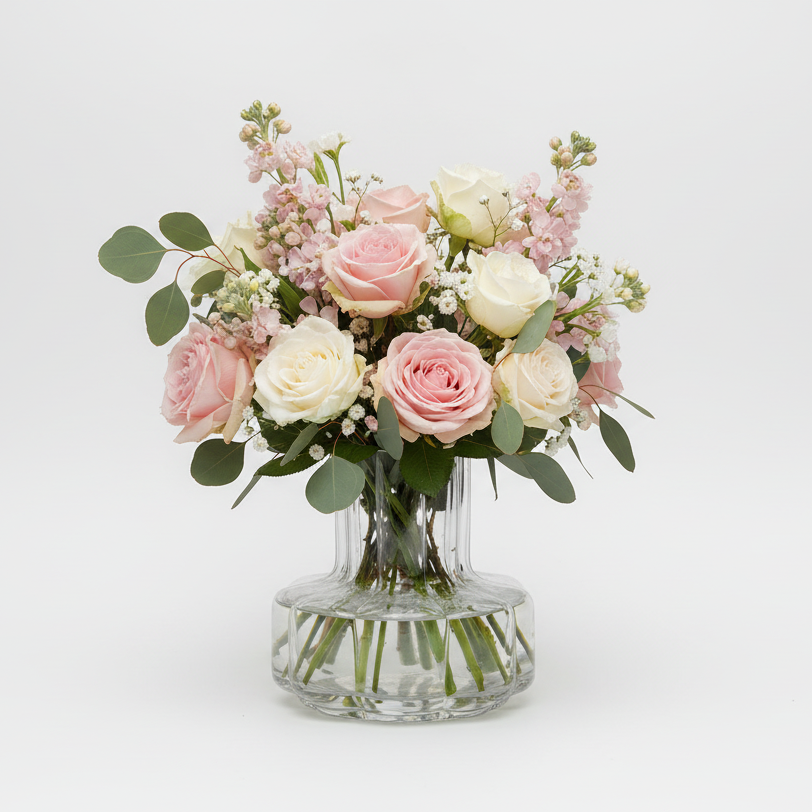 Clear Glass Vase