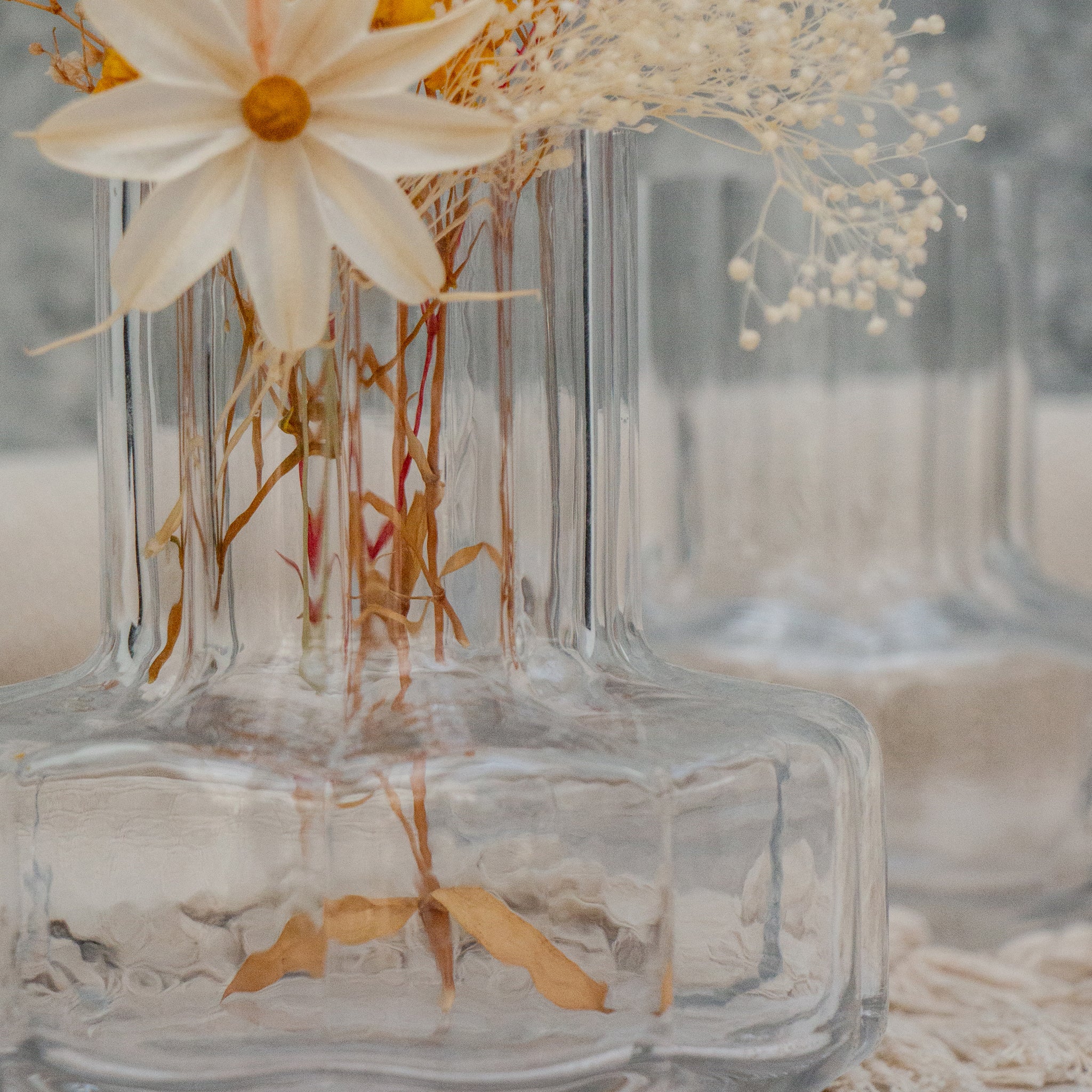 Clear Glass Vase