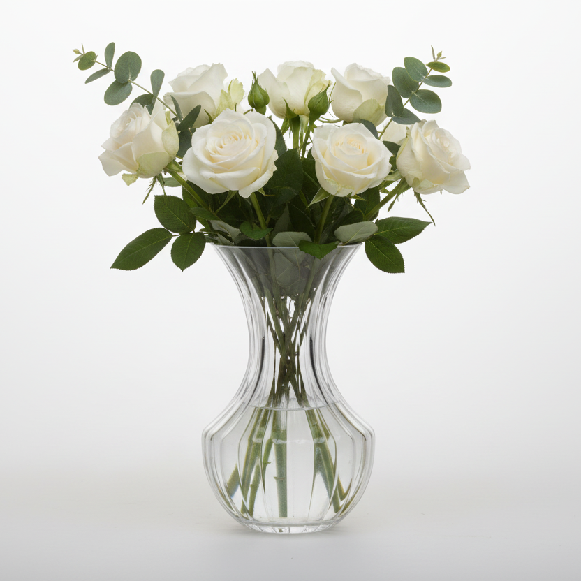 Clear Glass Vase