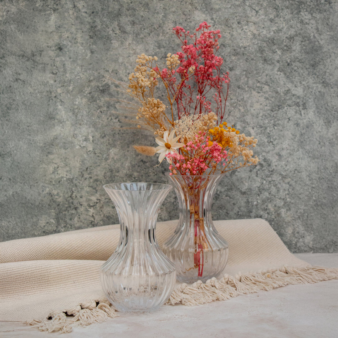 Clear Glass Vase