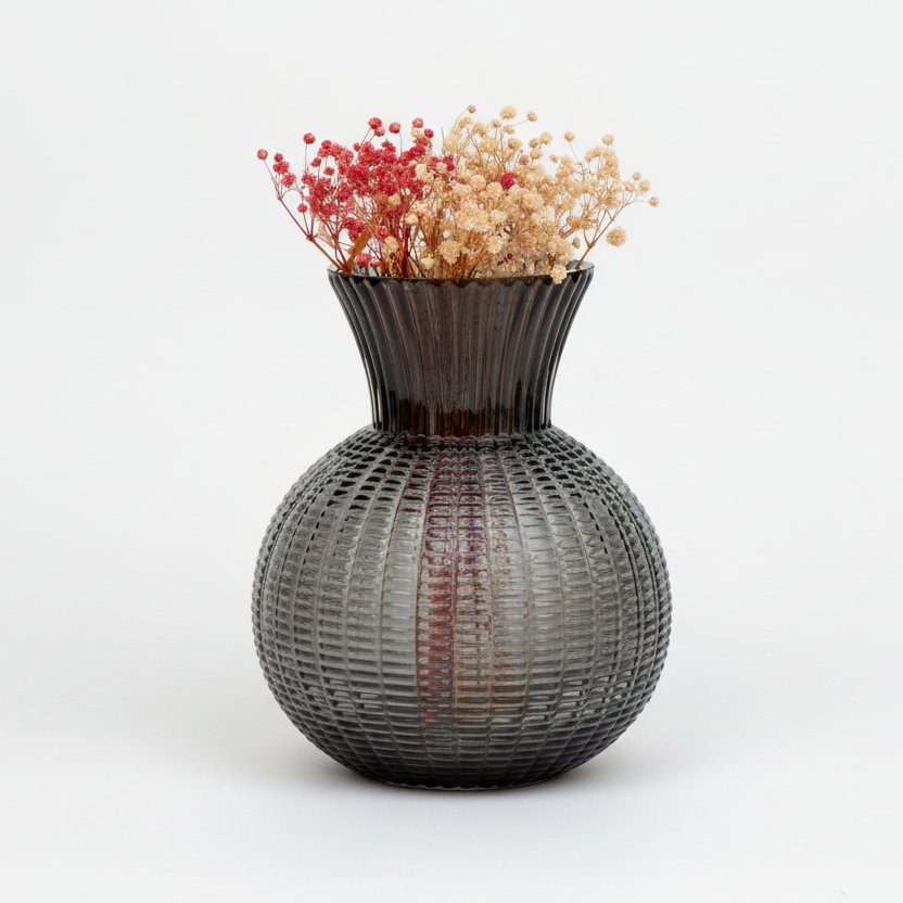 Light Black Ball Vase