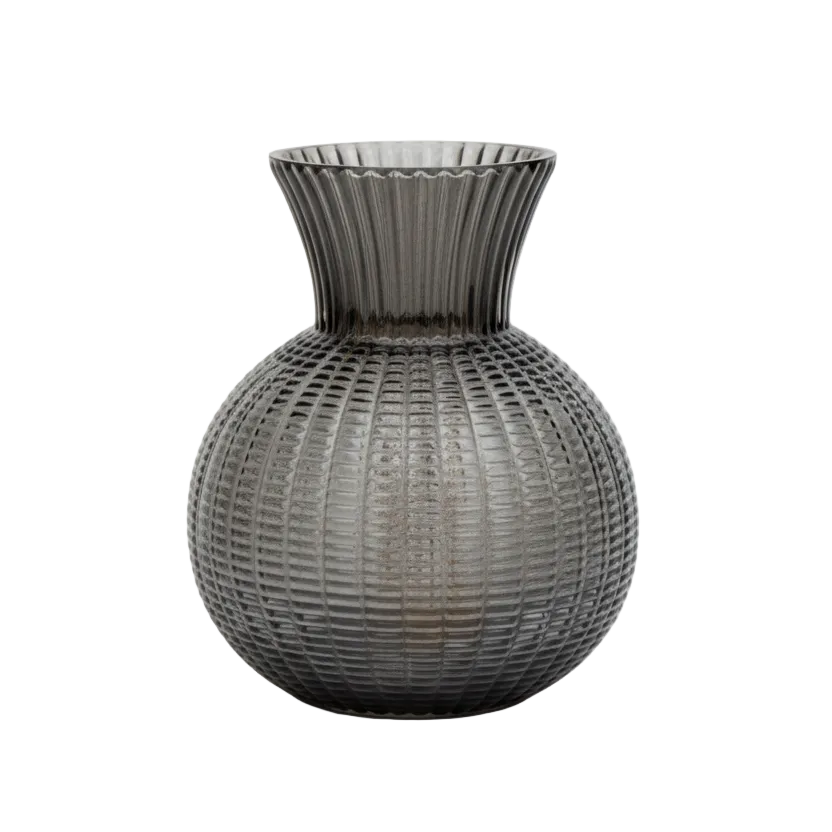 Light Black Ball Vase