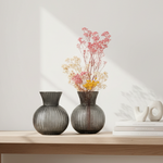 Load image into Gallery viewer, Light Black Ball Vase
