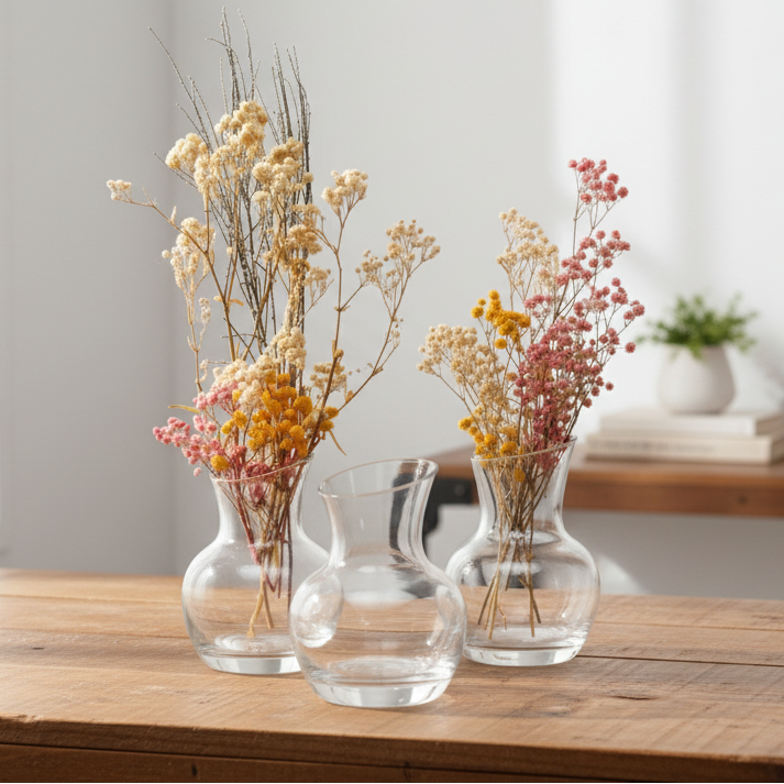 Clear Glass Vase