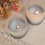 Load image into Gallery viewer, Grey Candle with Glass Top

